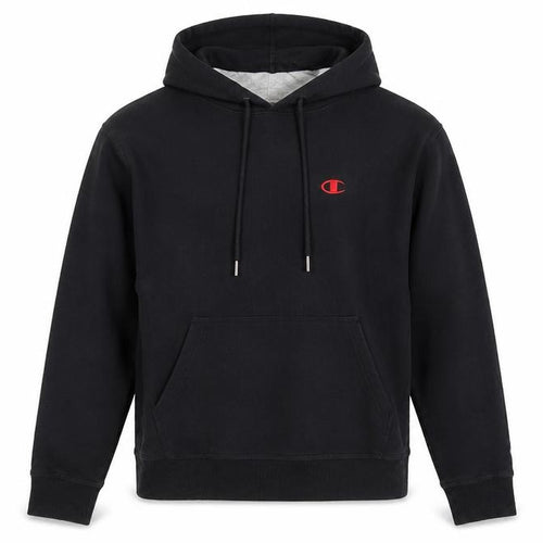 Champion Men's Black Pullover Hoodie Size S Sports Fleece