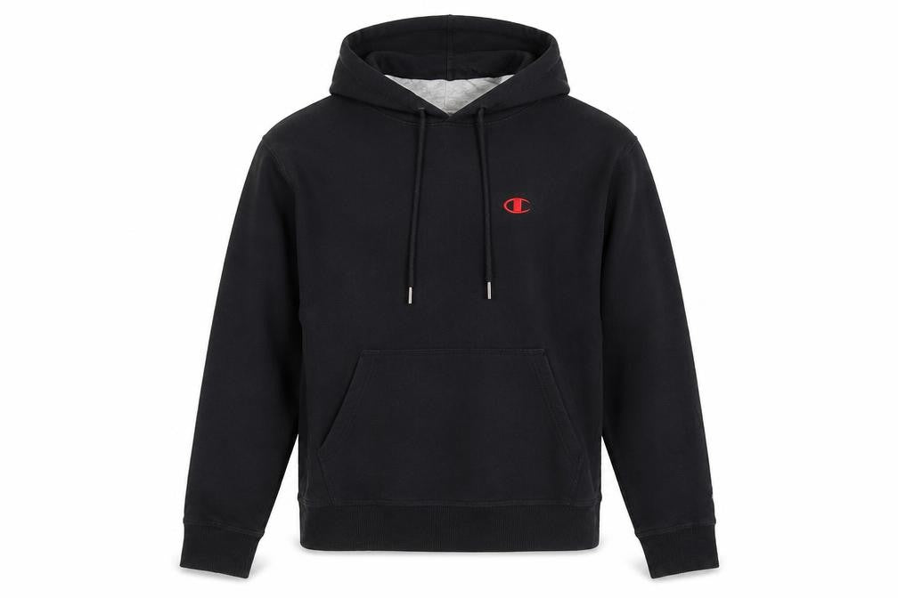 Champion Men's Black Pullover Hoodie Size S Sports Fleece