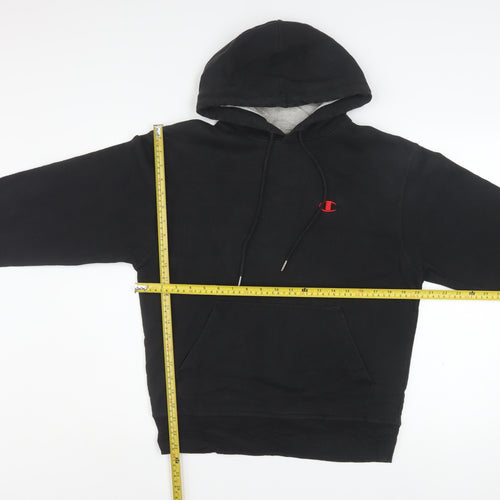Champion Men's Black Pullover Hoodie Size S Sports Fleece