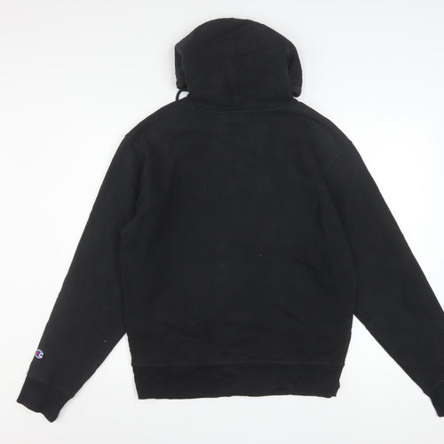 Champion Men's Black Pullover Hoodie Size S Sports Fleece