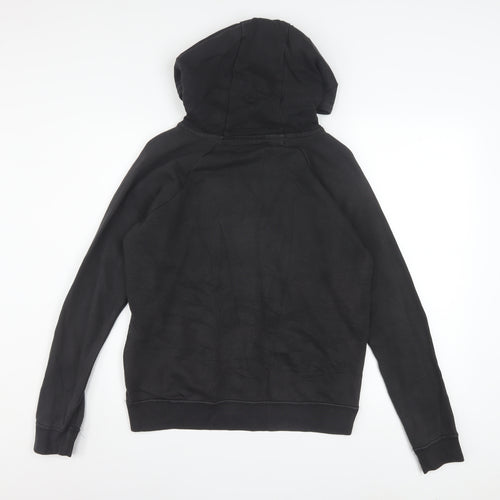Nike Men's Black Pullover Hoodie Small Fleece Logo Sweatshirt