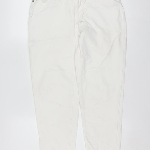 Levi's Women's White Classic Crop Denim Jeans Size 26 Regular Fit