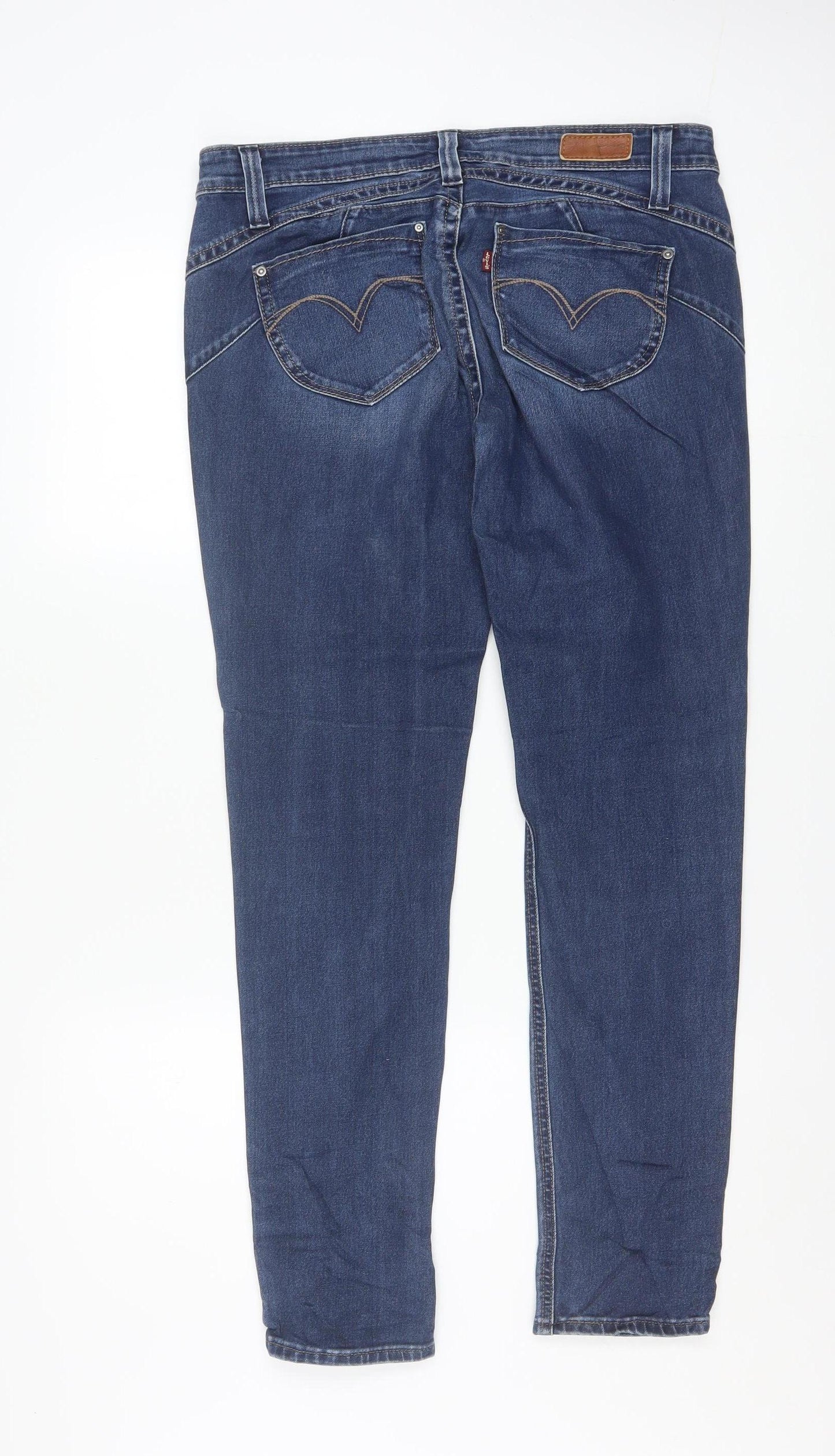 Levi's Men's Blue Straight Fit Stretch Denim Jeans W31 L32