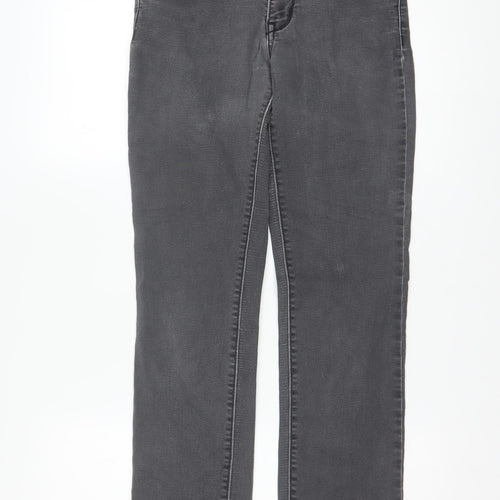 Levi Strauss Signature Grey Modern Straight Jeans W27 L32 Women