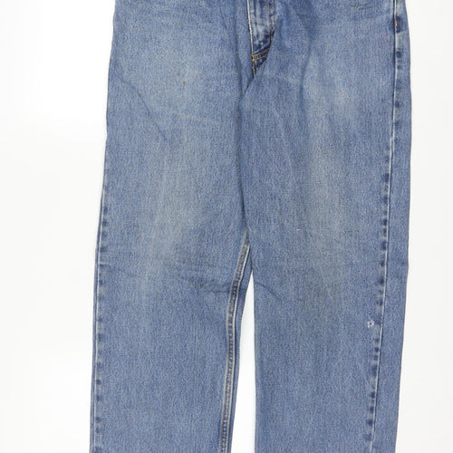 Lee Men's Blue Brooklyn Straight Leg Jeans W34 L30 Denim