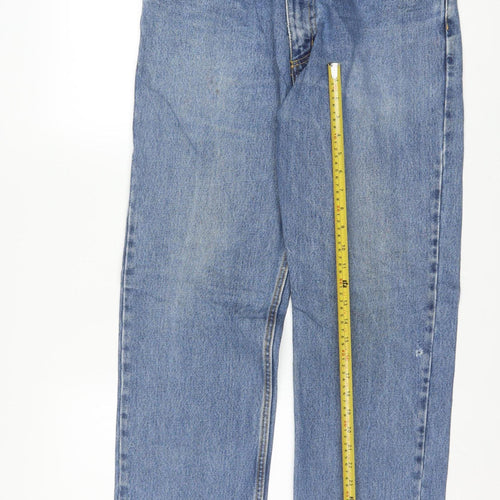 Lee Men's Blue Brooklyn Straight Leg Jeans W34 L30 Denim