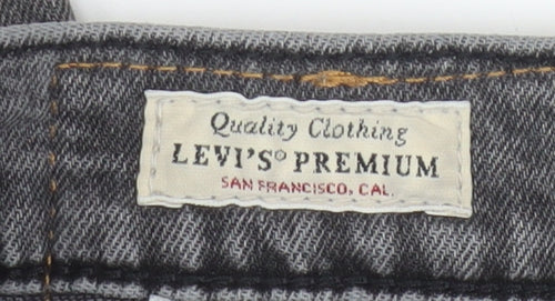 Levi's Premium Men's Grey Straight Denim Jeans W30 L32