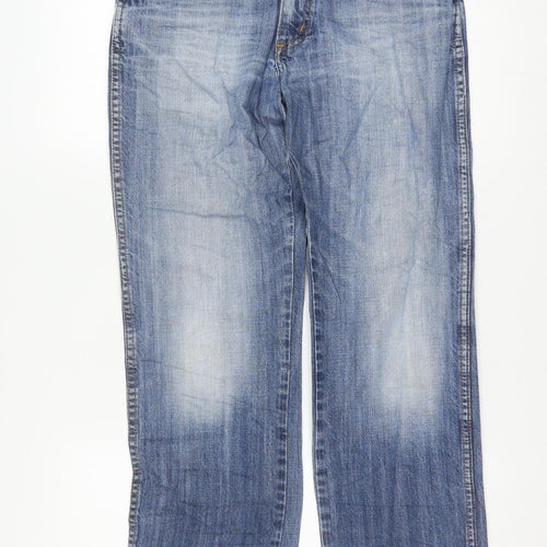 Wrangler Men's Blue Straight Texas Jeans W32 L32 Regular Fit Denim
