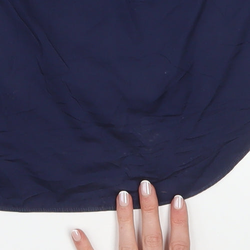 Armani Collezioni Men's Blue 15.5 Regular Fit Long Sleeve Button-Up Shirt