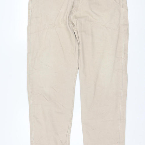 Levi’s Men Beige Straight Regular Fit Jeans W40 L40