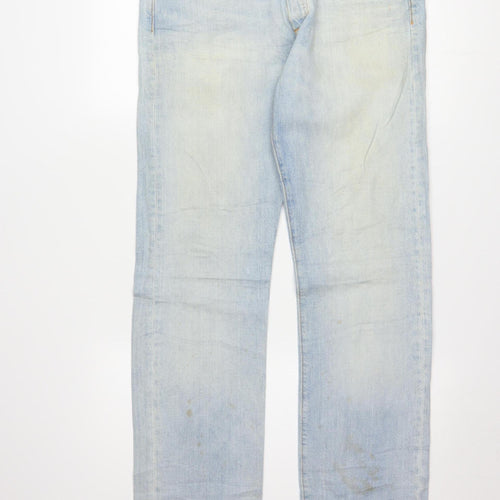 Levi's 501 Men's Light Blue Straight Leg Jeans W31 L32 Denim Classic
