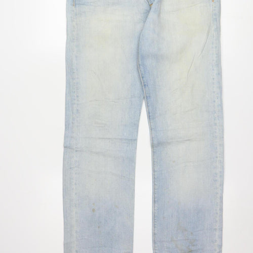Levi's 501 Men's Light Blue Straight Leg Jeans W31 L32 Denim Classic