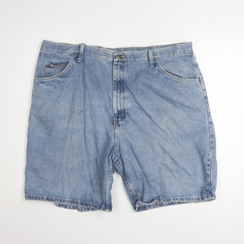 Wrangler Mens Blue Denim Relaxed Fit Shorts Size 42