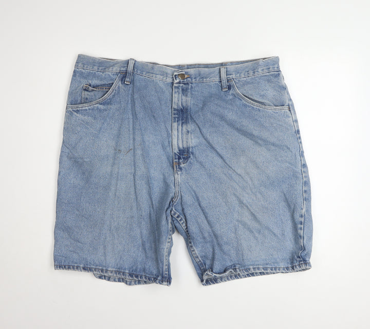 Wrangler Mens Blue Denim Relaxed Fit Shorts Size 42