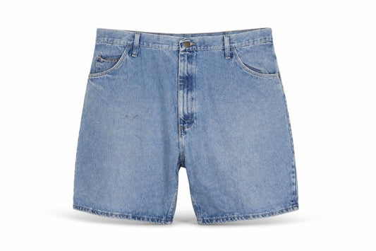 Wrangler Mens Blue Denim Relaxed Fit Shorts Size 42