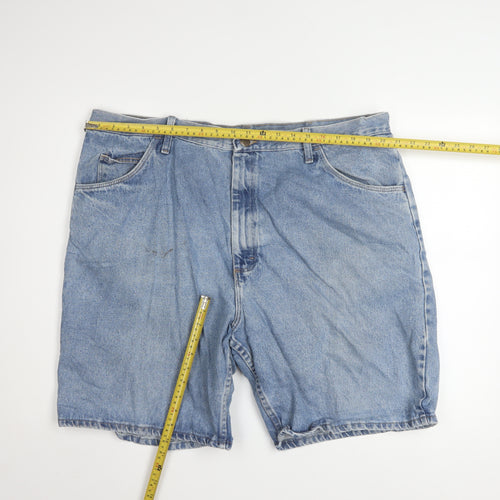 Wrangler Mens Blue Denim Relaxed Fit Shorts Size 42