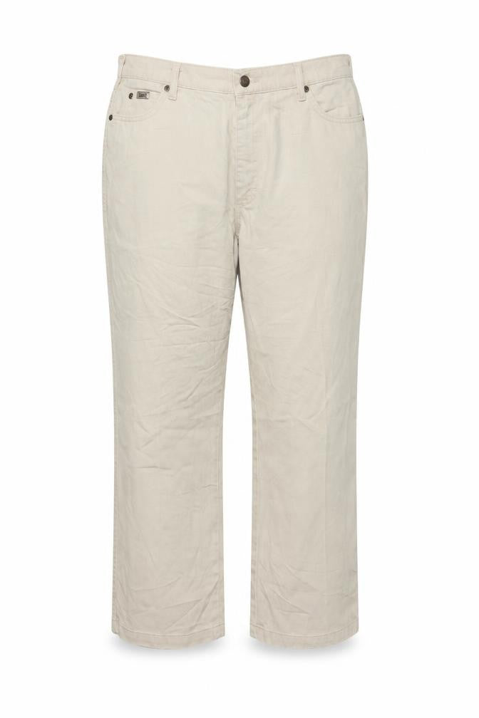 Lee Women Beige Straight Fit Mid Rise Stretch Jeans Size 18
