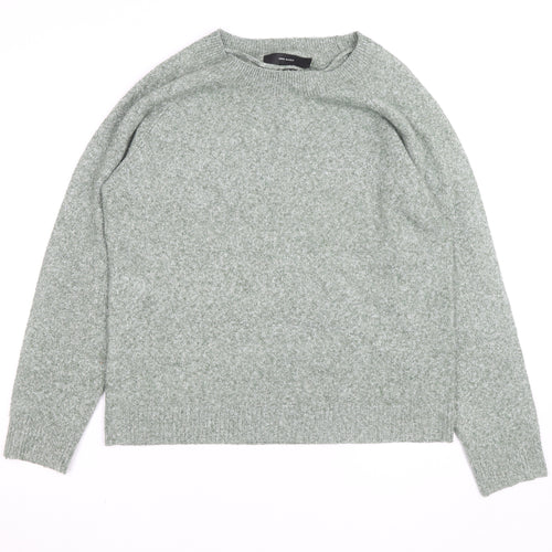 Vero Moda Women’s Green Crew Neck Knit Long Sleeve Pullover Jumper L