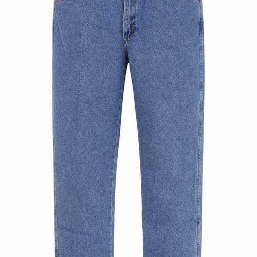Rustler Men's Blue Regular Fit Straight Leg 36x34 Denim Jeans