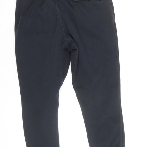 Nike Men Black Fleece Regular Fit Sports Joggers M