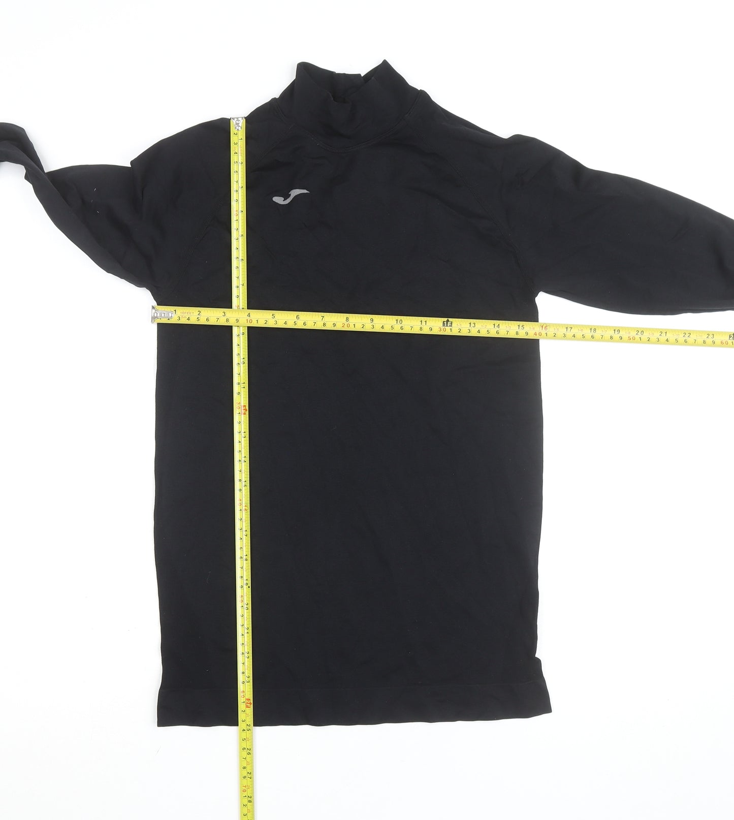 Joma Men's Black Long Sleeve Mock Neck Compression Top L
