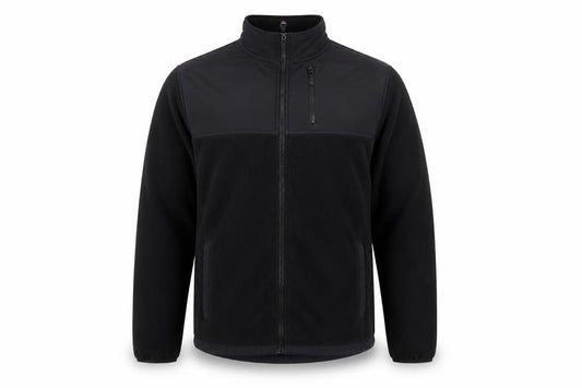 Aeropostale Men's Black Fleece Softshell Windbreaker Jacket XL