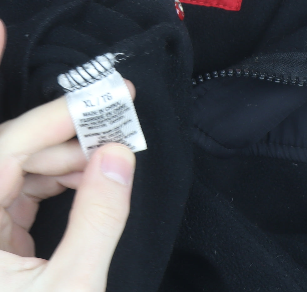 Aeropostale Men's Black Fleece Softshell Windbreaker Jacket XL