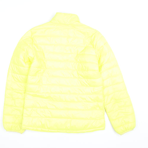 H&M Yellow Teen Girls 14 Lightweight Puffer Active Jacket