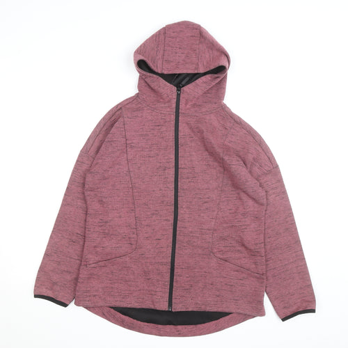 Dunnes Stores Men’s Pink Sport Hooded Full Zip Jacket Size M