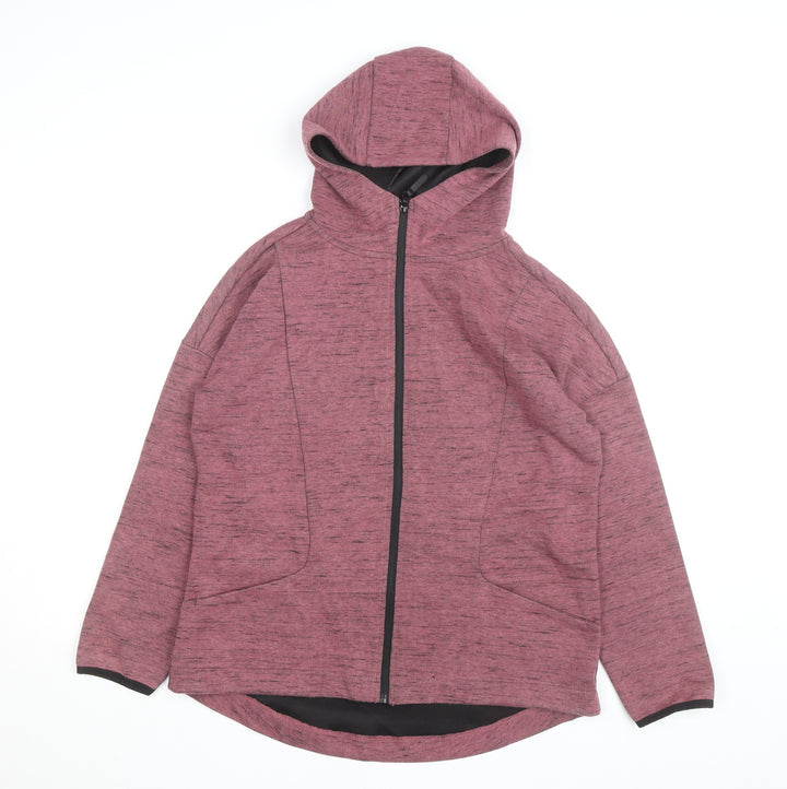 Dunnes Stores Men’s Pink Sport Hooded Full Zip Jacket Size M