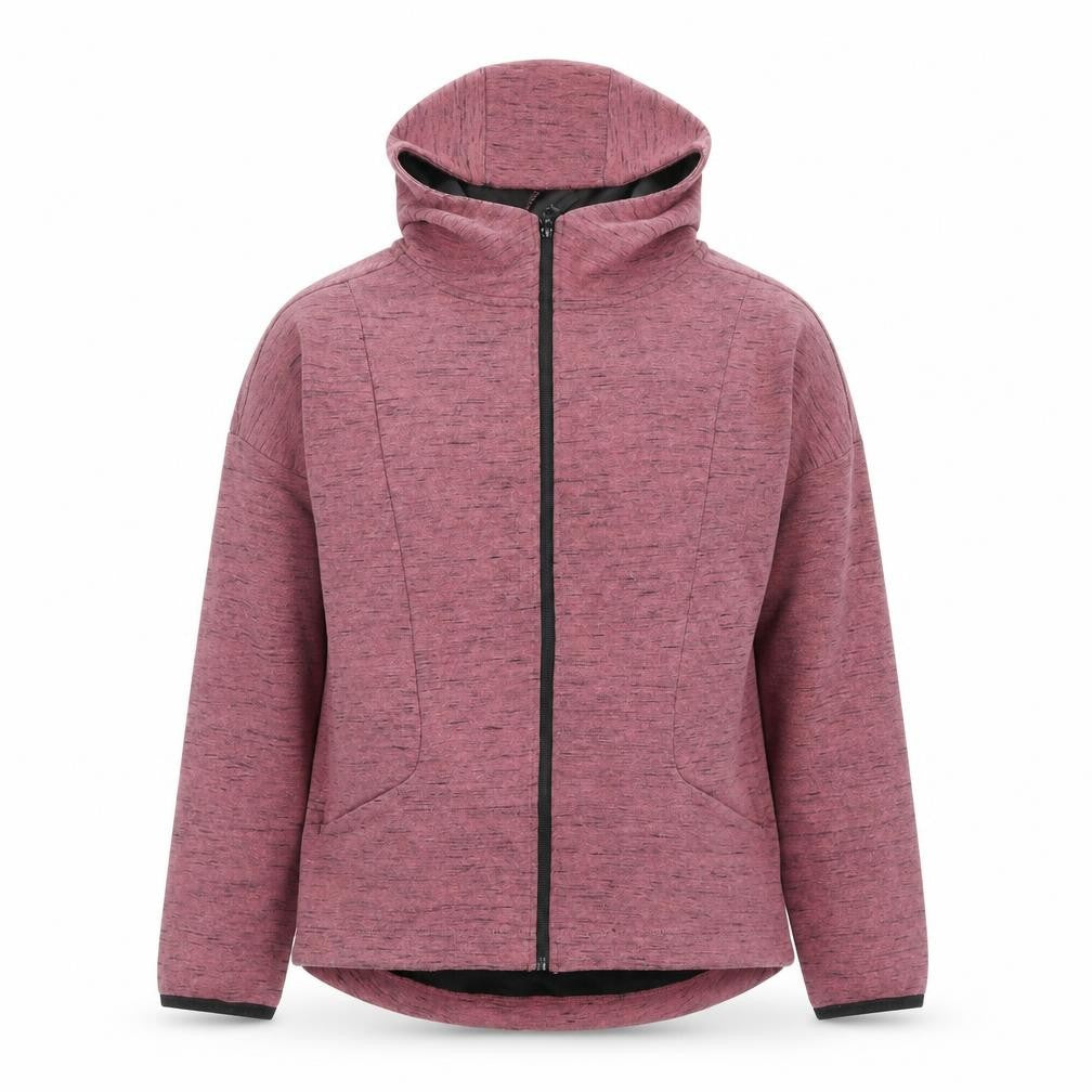Front view of Dunnes Men’s Pink Sport Hooded Full Zip Jacket, size M