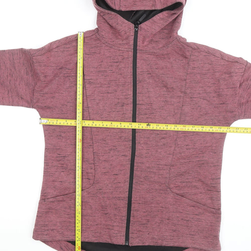 Dunnes Stores Men’s Pink Sport Hooded Full Zip Jacket Size M