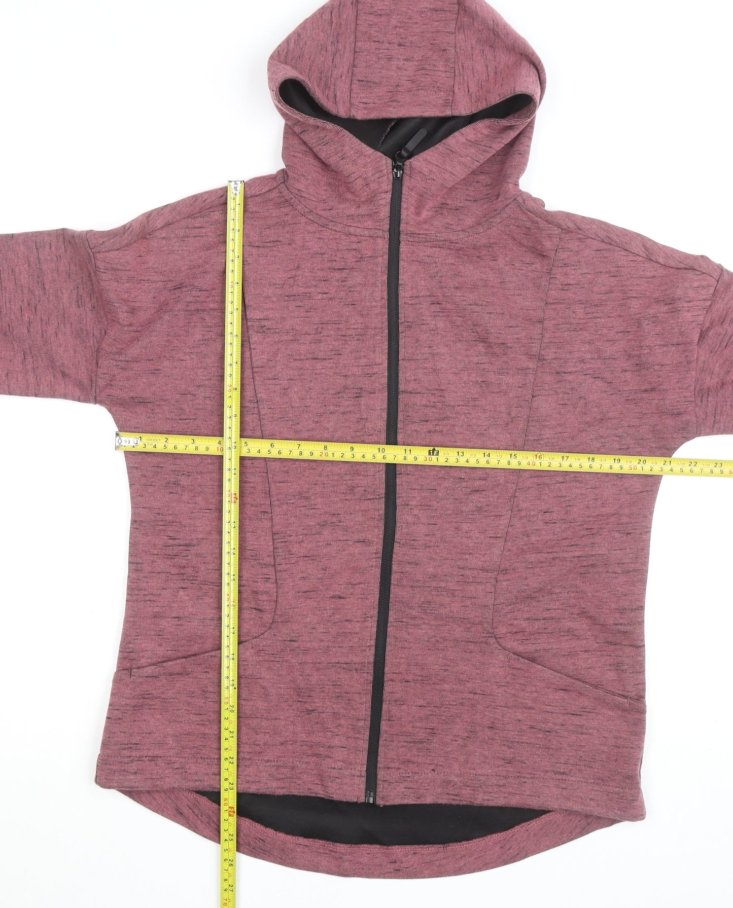 Dunnes Stores Men’s Pink Sport Hooded Full Zip Jacket Size M