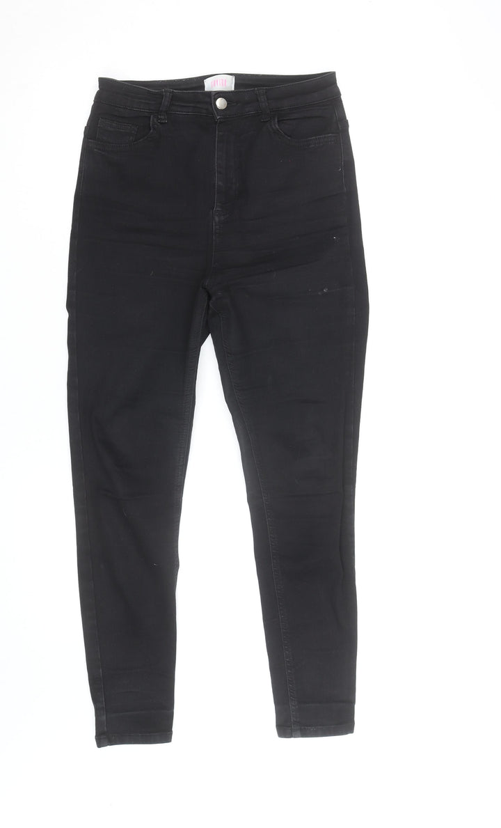 Savida Women’s Black High Rise Skinny Jeans Size 12