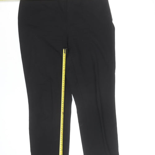 Calvin Klein Women's Black Size 8 Slim Tapered Trousers
