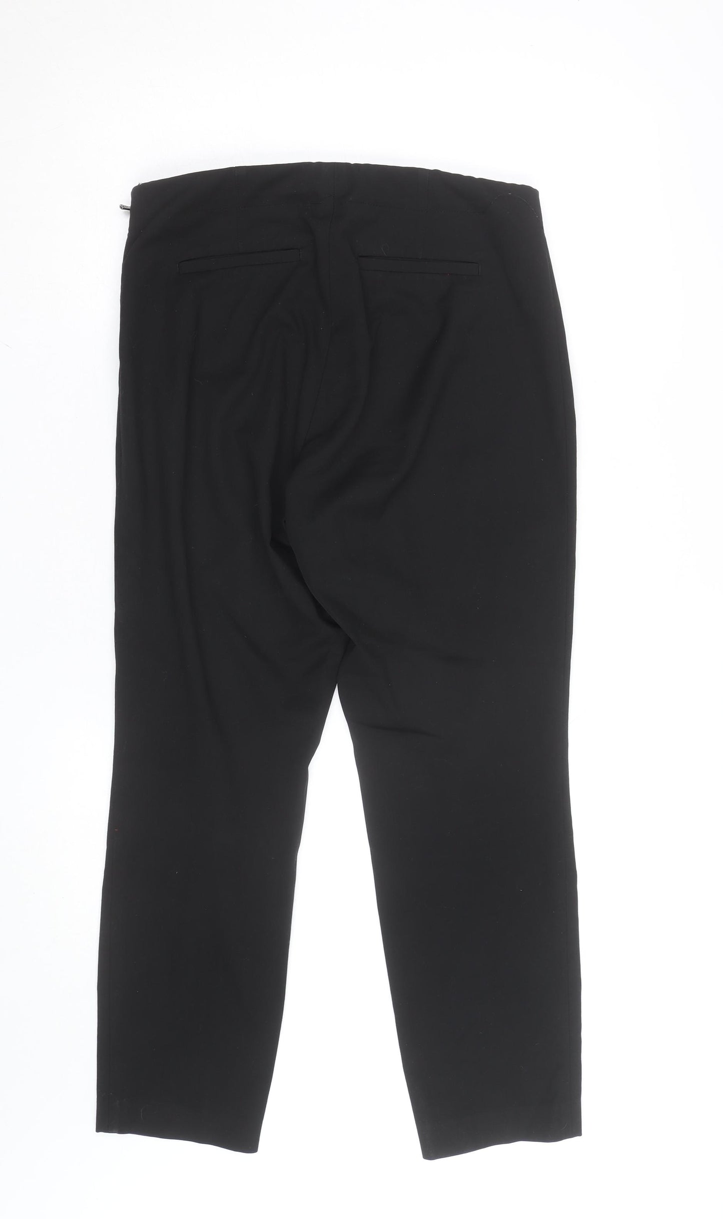 Calvin Klein Women's Black Size 8 Slim Tapered Trousers