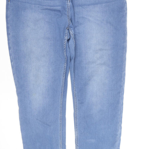 Papaya Women’s Blue Denim Stretch Skinny Jeans Size 18