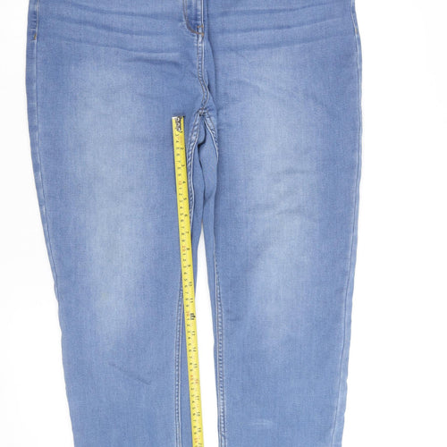Papaya Women’s Blue Denim Stretch Skinny Jeans Size 18