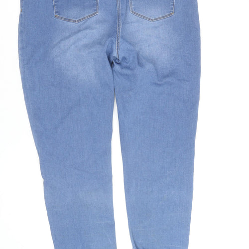 Papaya Women’s Blue Denim Stretch Skinny Jeans Size 18