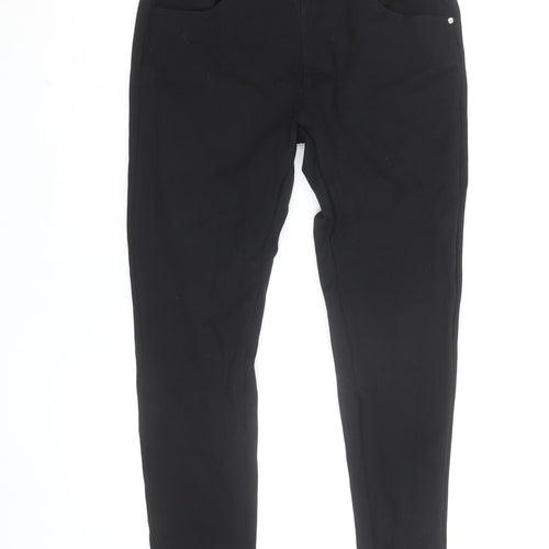 The Casual Company Women Black Skinny Jegging Pull-On Trousers Size M