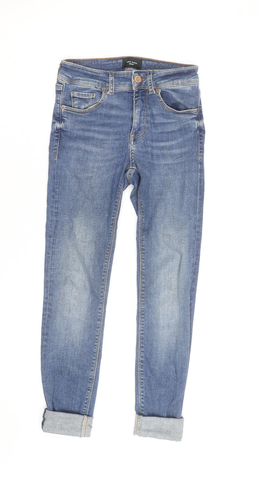 Vero Moda Women's Blue Relaxed Boyfriend Jeans Size 10