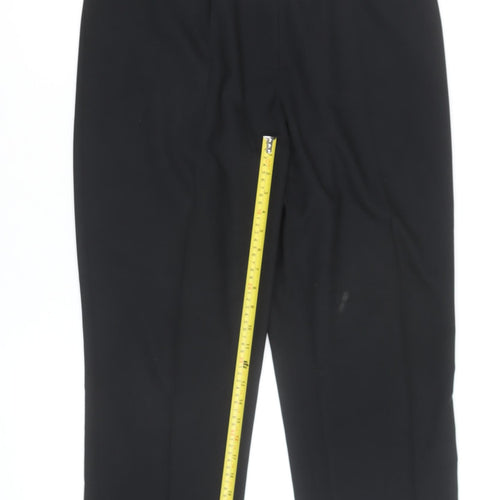 Marks and Spencer Men's Black Dress Trousers Medium Regular Fit
