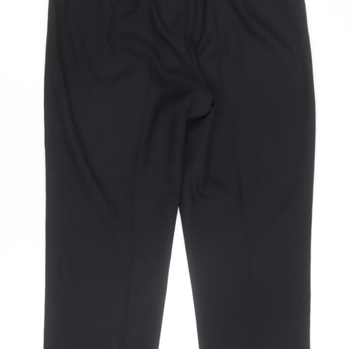 Marks and Spencer Men's Black Dress Trousers Medium Regular Fit