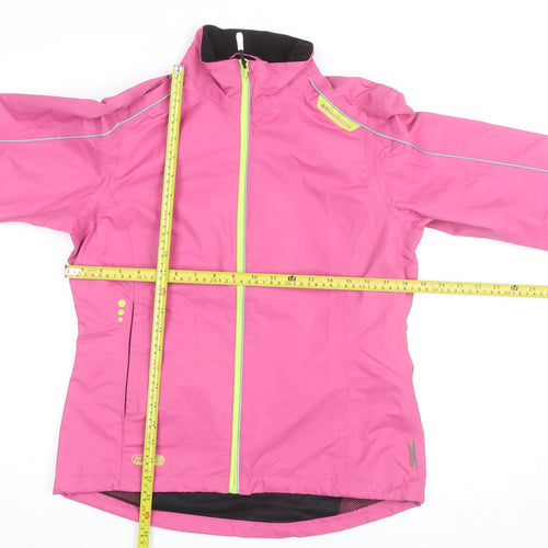 Madison Womens Pink Windbreaker Cycling Jacket Size 10