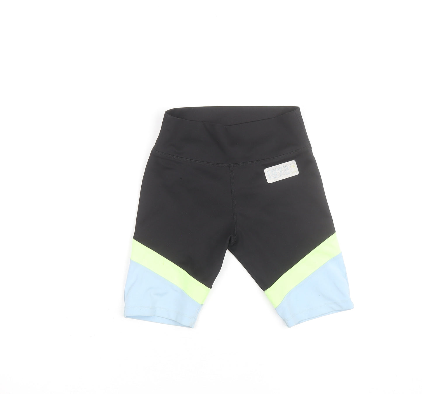 St. Bernard Teens Black Biker Activewear Shorts Size 8 Slim Fit