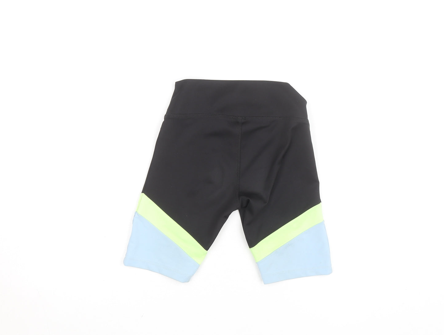 St. Bernard Teens Black Biker Activewear Shorts Size 8 Slim Fit