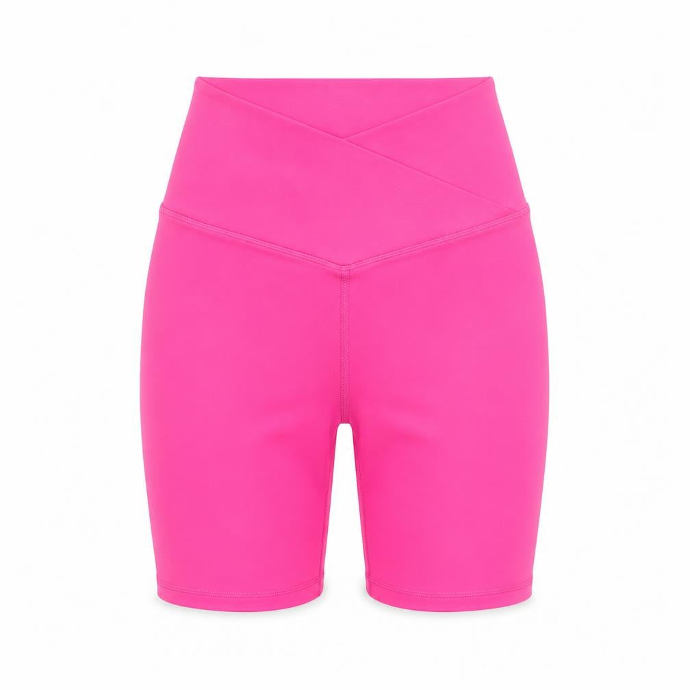 90 Degree by Reflex Womens Pink XS Biker Shorts Yoga Gym Activewear