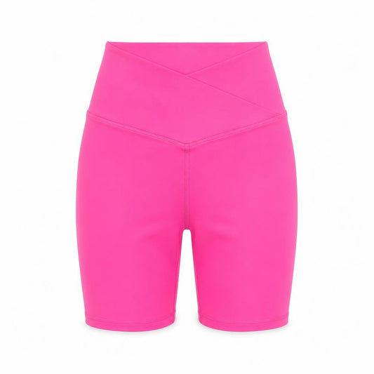 90 Degree by Reflex Womens Pink XS Biker Shorts Yoga Gym Activewear