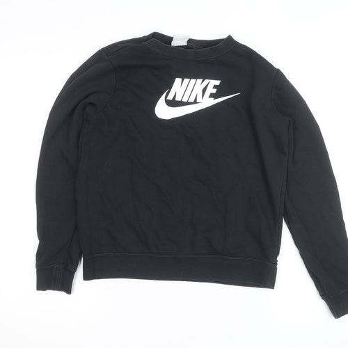Nike Men's Black XS Pullover Sweatshirt Crew Neck Sports Fleece
