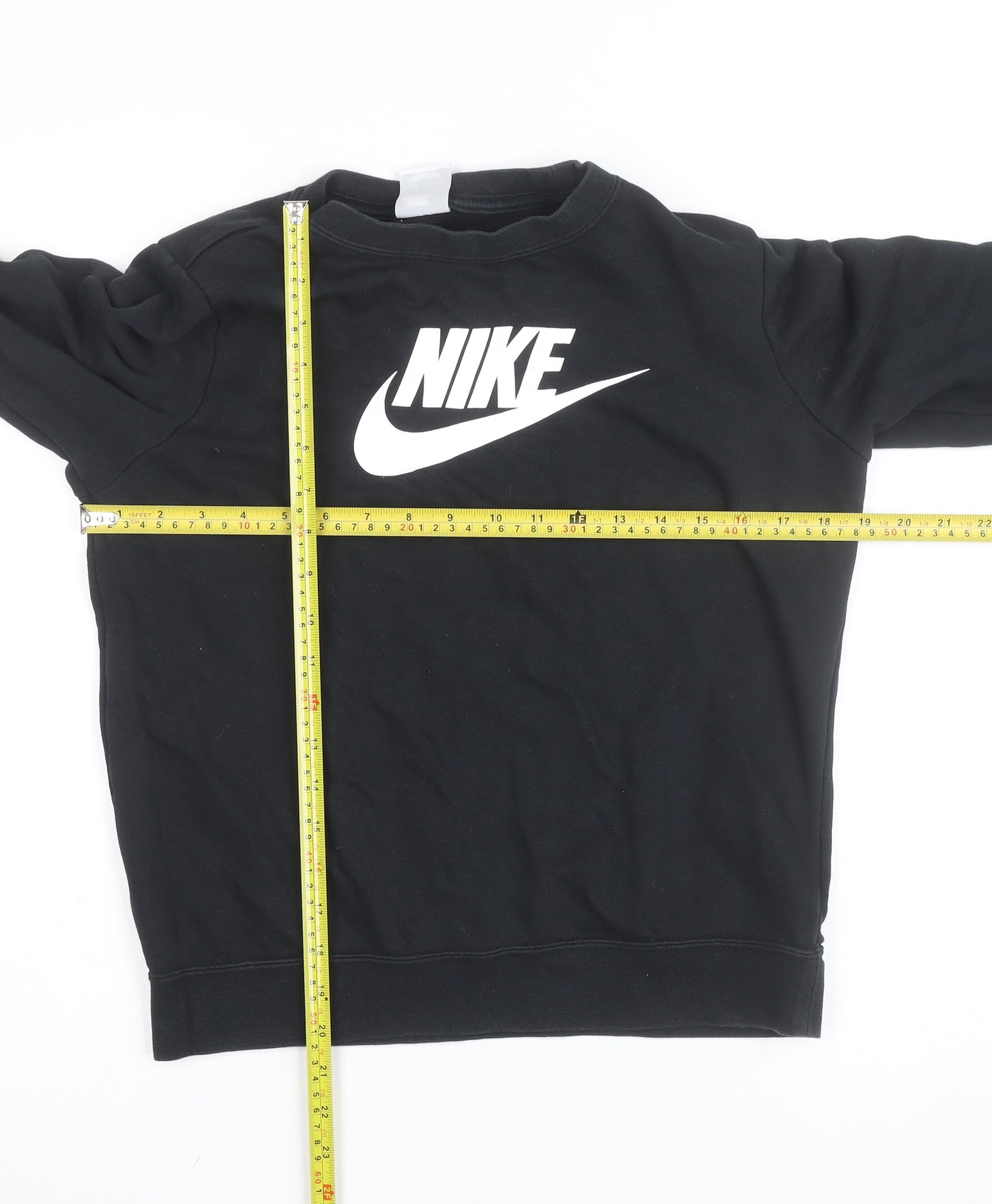 Nike Men's Black XS Pullover Sweatshirt Crew Neck Sports Fleece